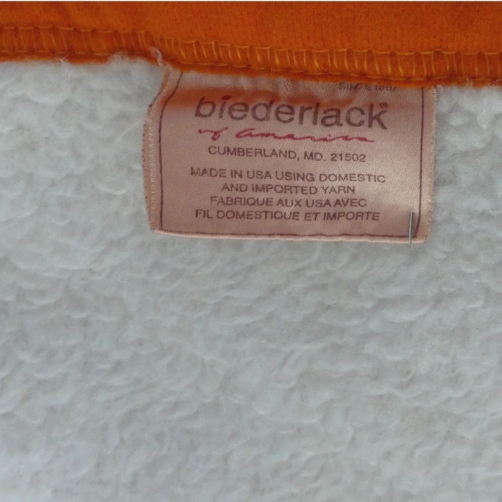 Vintage Biederlack Texas Longhorns Blanket College University Fleece Throw USA